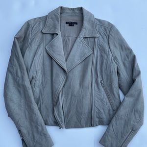 Gray Theory leather jacket